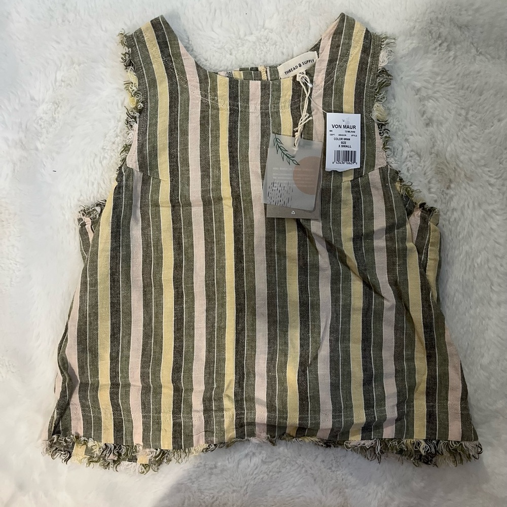 Stripped tank top